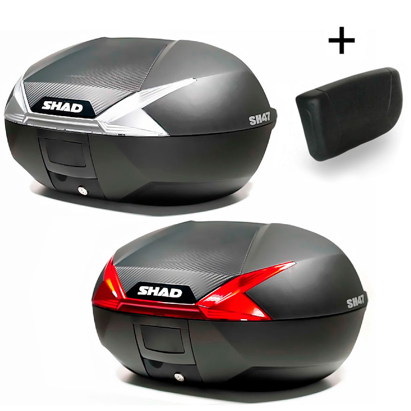 La nueva versión de la maleta moto Shad SH47 nos ofrece una capacidad para dos  cascos integrales, — Totmoto