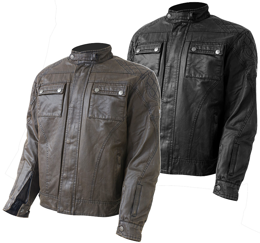 JACKET CAFE RACER OUT WYATT (WAXED COTTON)
