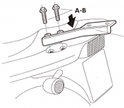 ANCLAJE SHAD Y0F68T - YAMAHA FAZER 600 (98-00)